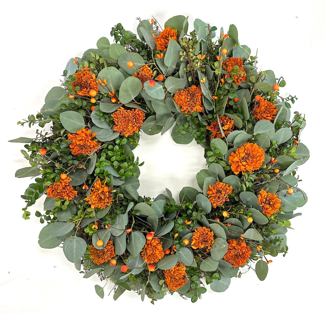 Marigold Berry Wreath