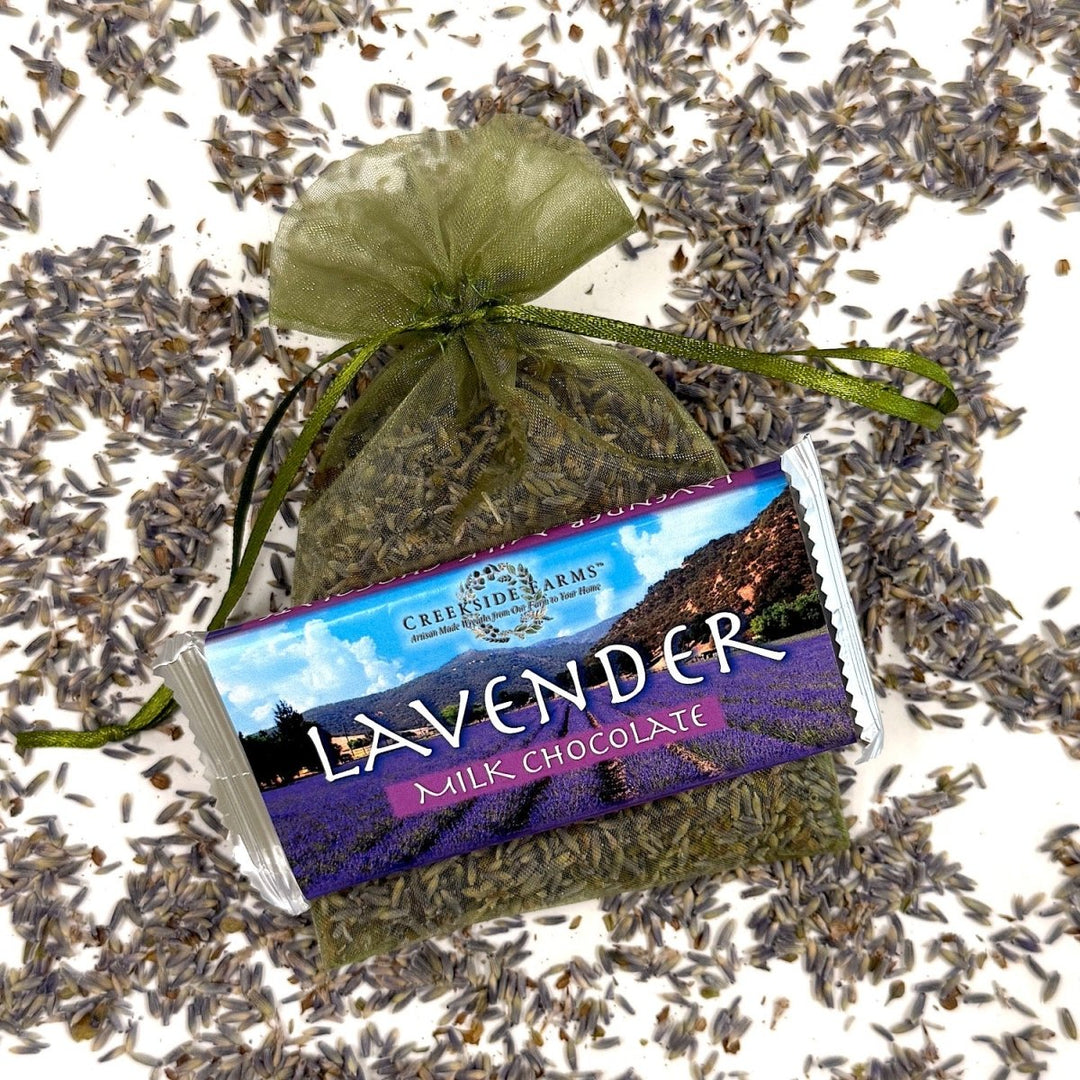 Chocolate Bar & Lavender Sachet Gift Set - Creekside Farms