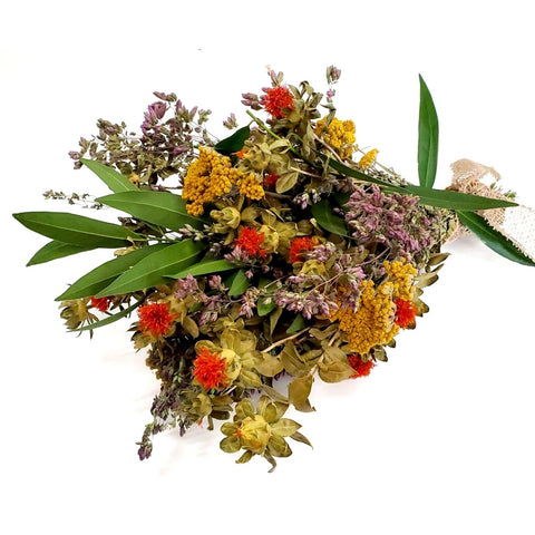 Dried Herbal Bouquet - Creekside Farms Beautiful bouquet of fresh bay and dried herbs 18" tall