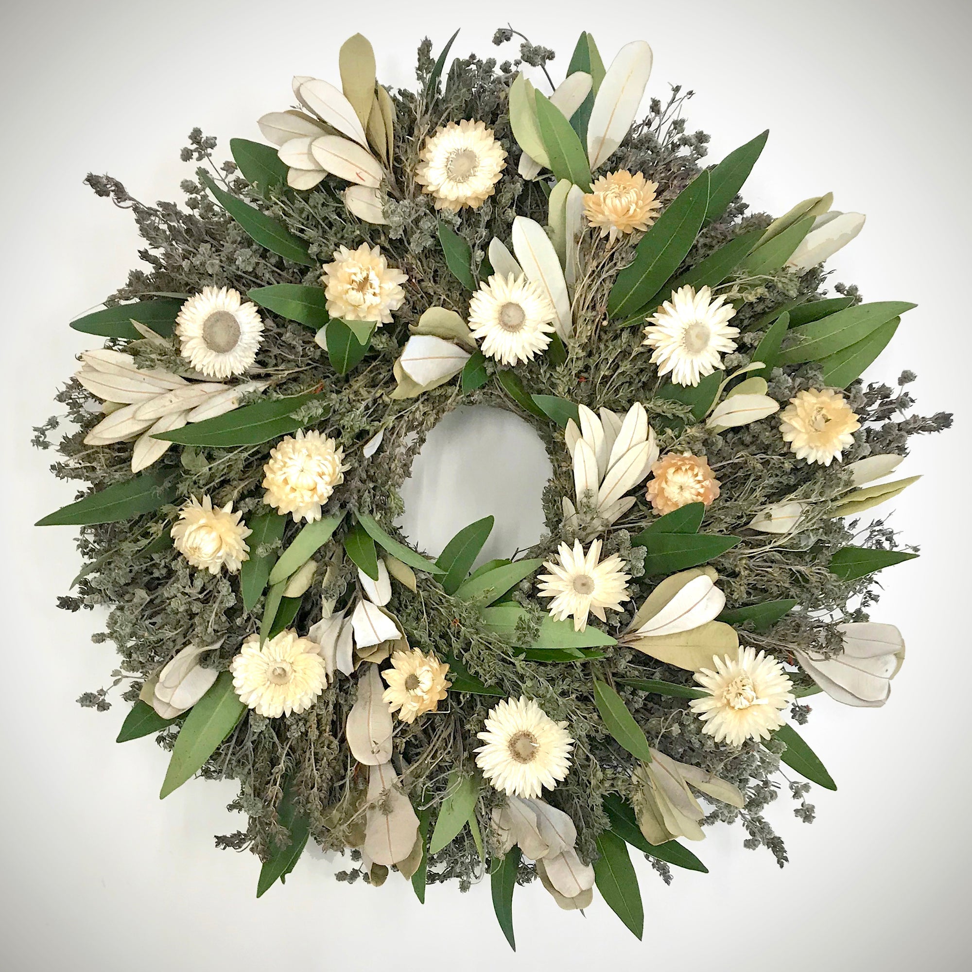 Creekside Farms Dried Wild Olive Branch Wreath